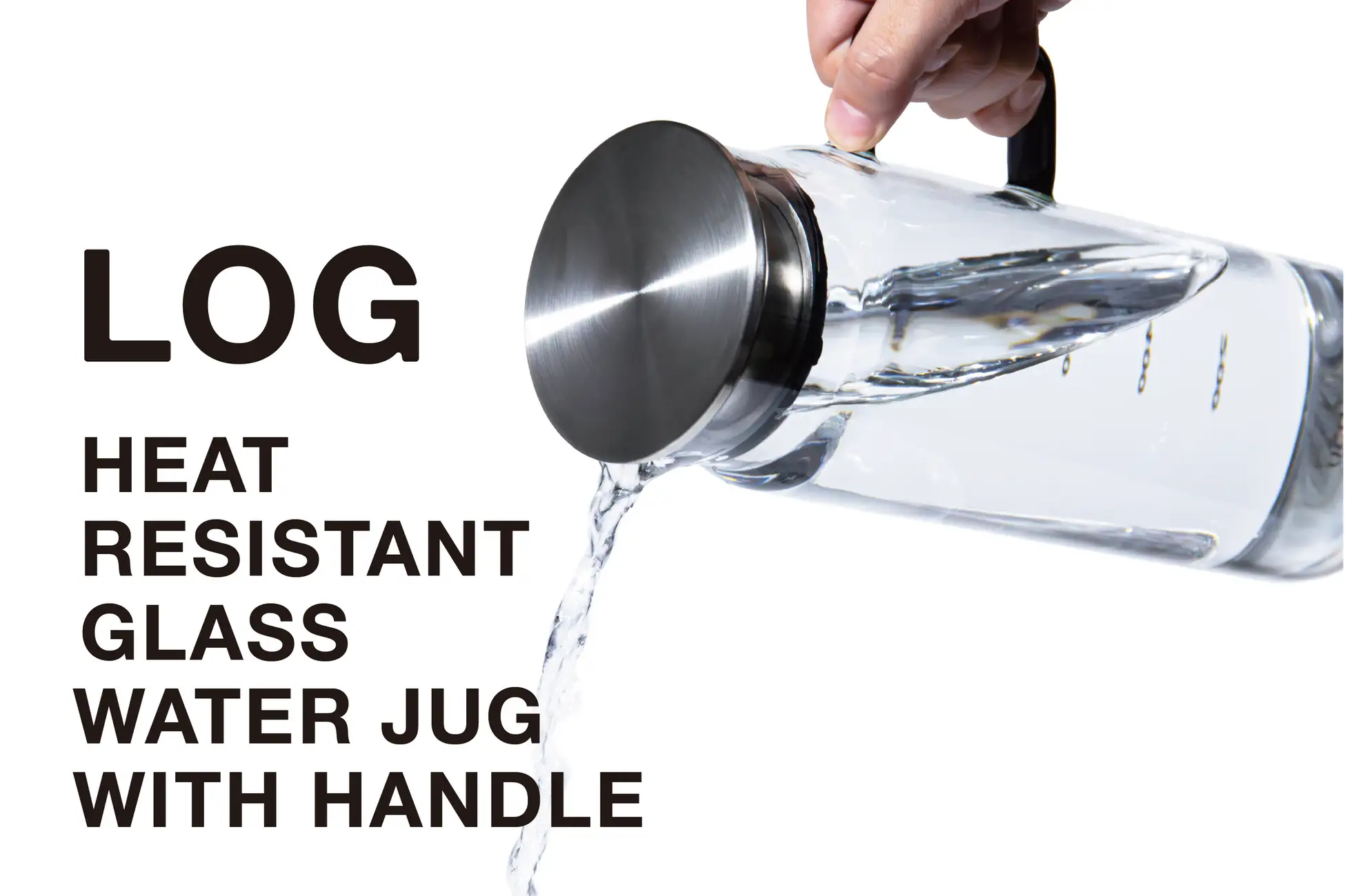 【新商品】熱湯をそのまま注げて、洗いやすい。フィルター付き「耐熱ガラスウォータージャグ」で“毎日のお茶”が続く