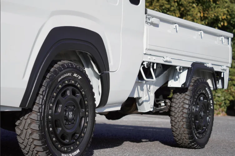 『もうちょっと』のお洒落をしたいあなたに！小ぶりなオーバーフェンダー。ハイゼットトラック専用設計フェンダーを新発売 fusion FROM SPIEGEL