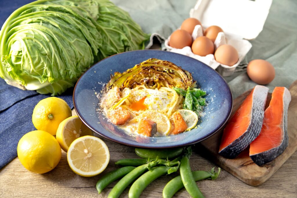 淡路島の春を一皿で体験。ルクア10F『島パスタMIKE』に北坂たまごと鮭と島キャベツのレモンクリームパスタが3月4日(水)から新登場！