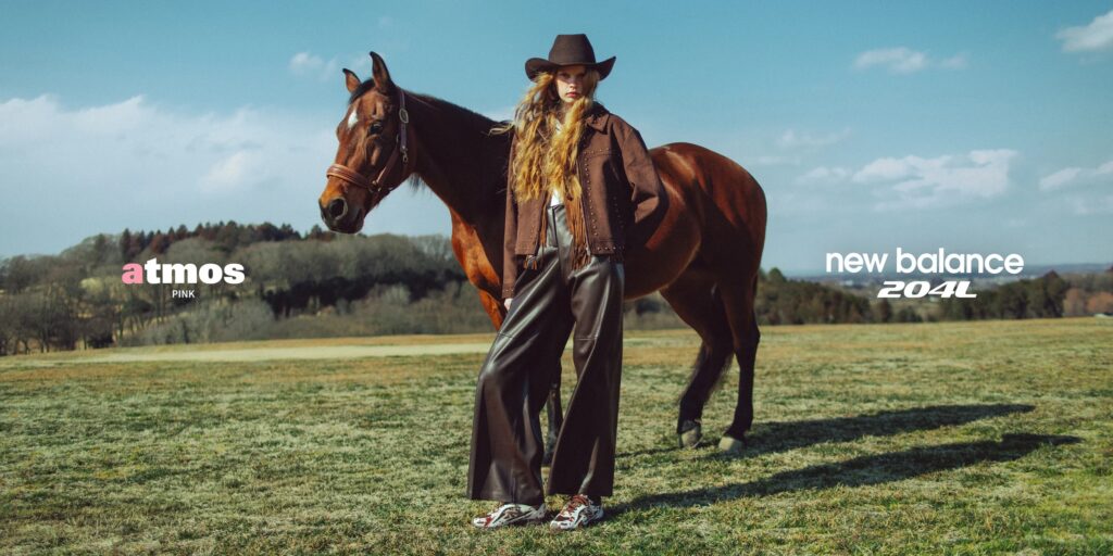 「atmos pink」別注モデルの「New Balance」”U204L”がアニマル柄で登場