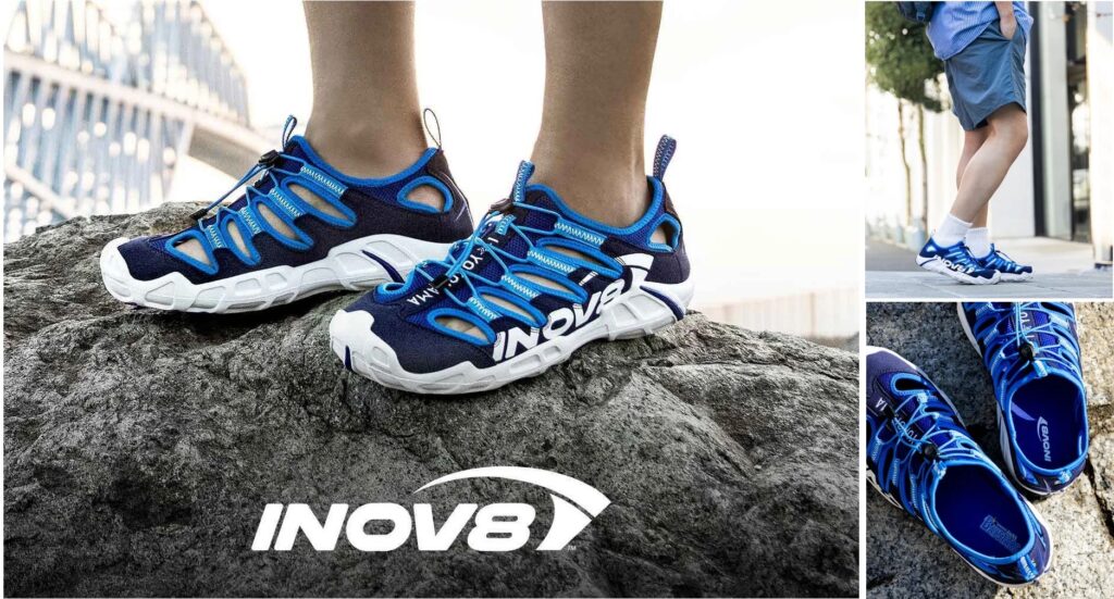 INOV8から “横浜DeNAベイスターズ” デザインのアウトドアサンダル登場