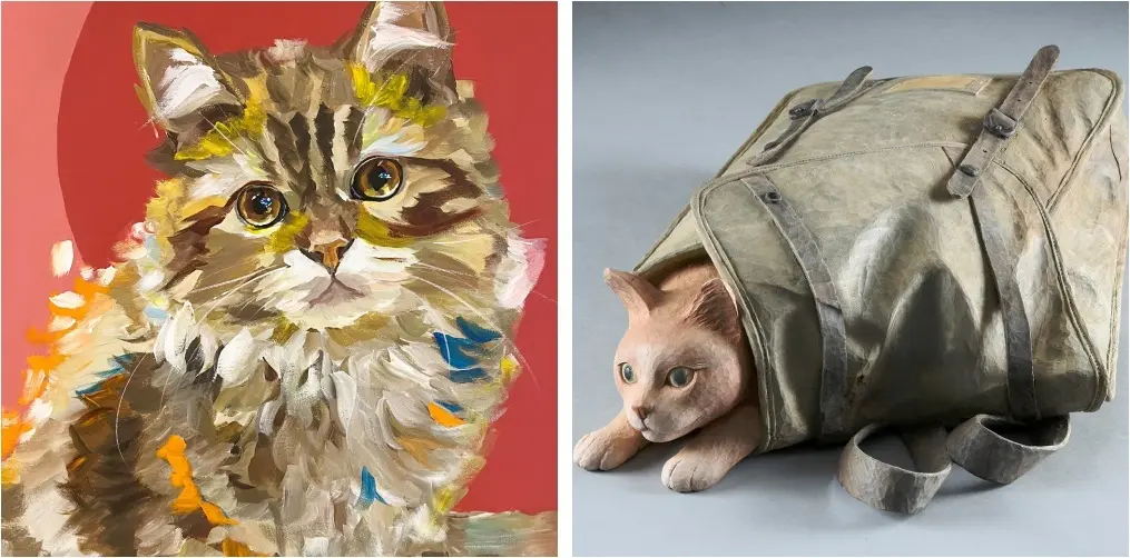 【阪神梅田本店】絵画やイラスト、木彫りで表現された愛らしい猫たち。人を魅了してやまない、猫のアート展を開催します！