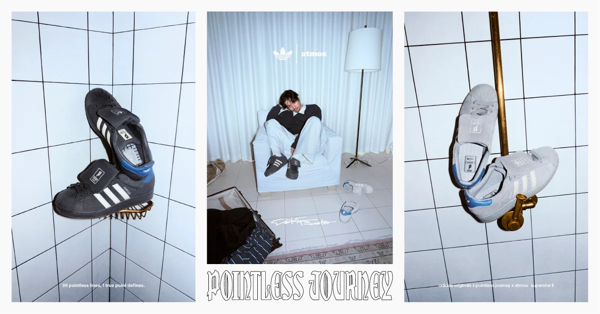 常田大希が主宰するPOINTLESS JOURNEYとadidas Originals × atmos