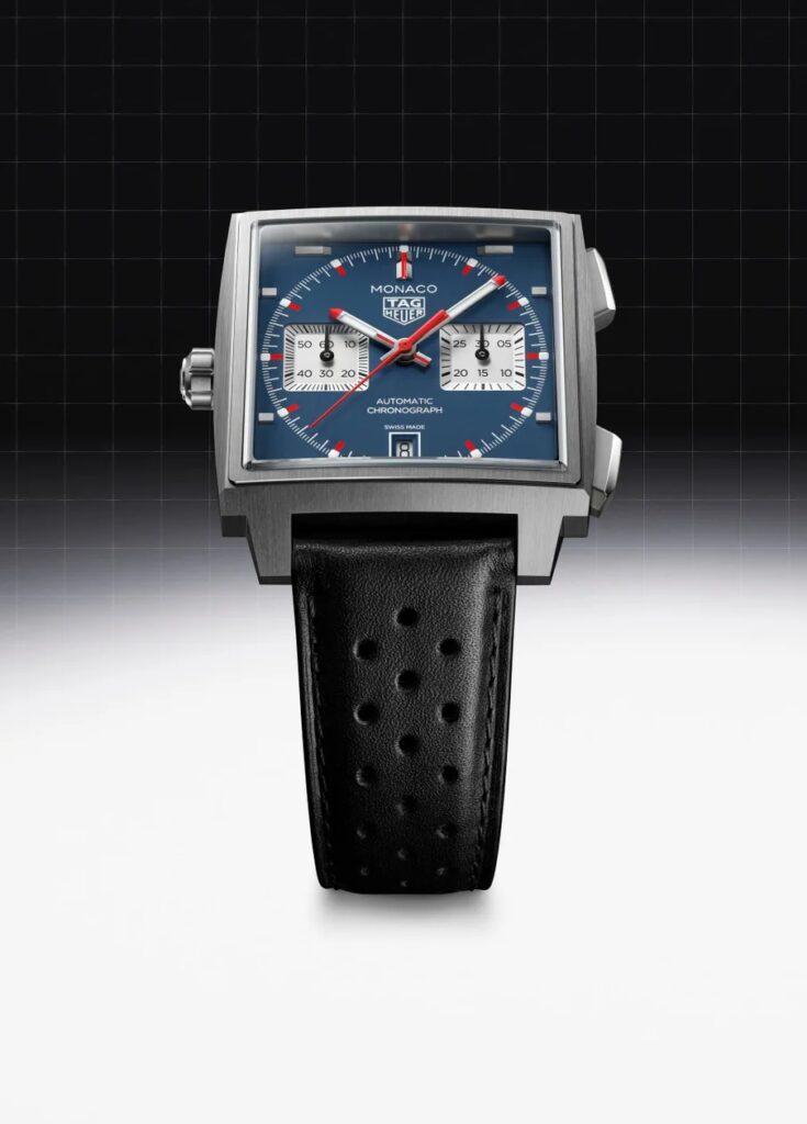タグ・ホイヤー、角型のアイコンをリニューアルした新しい「タグ・ホイヤー モナコ クロノグラフ」を発表