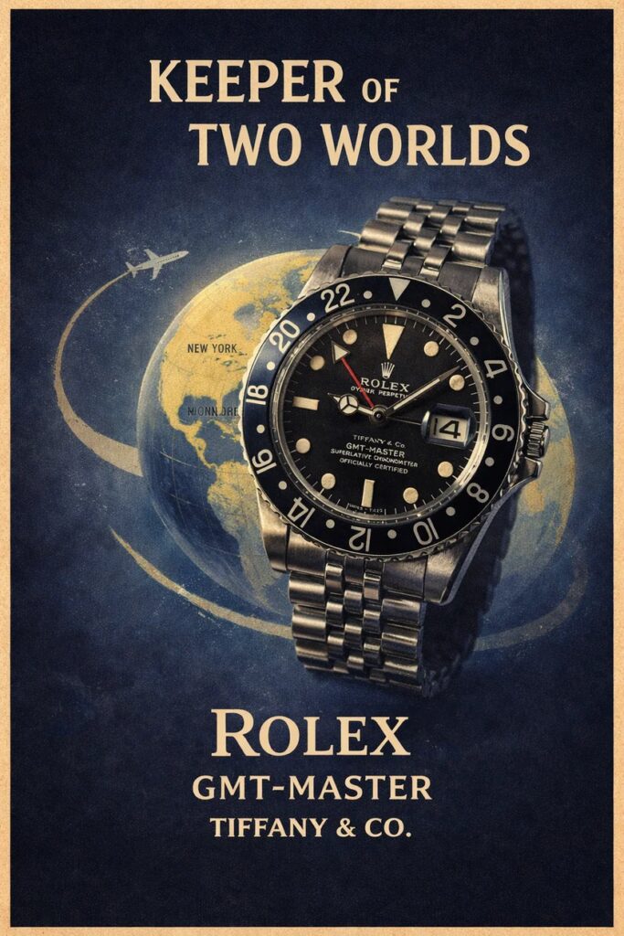 ヴィンテージ時計店「PRINCIPE PRIVE – Epoca d’Oro」に 1968年製のROLEX SS “TIFFANY DIAL” Long E GMT Master が入荷
