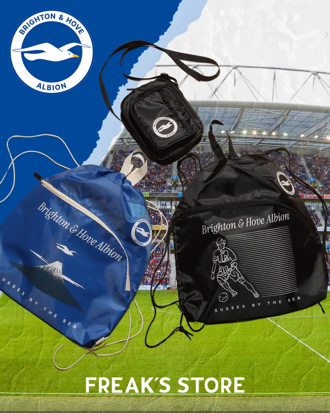 Brighton & Hove Albion FC」× FREAK'S STORE。三笘 薫選手サイン入り