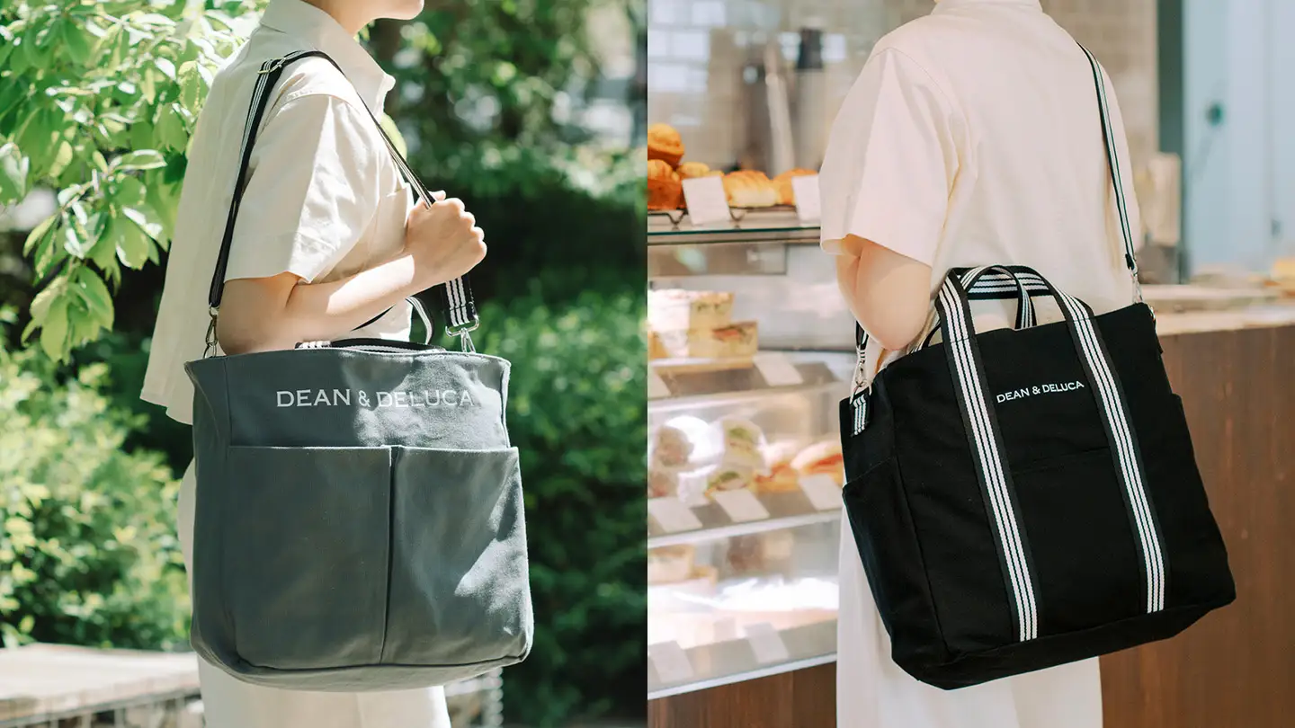 【DEAN & DELUCA】ひとつで装いが変わる、シーンに合わせて使い分ける。2つの表情をたのしむ、リバーシブル仕様のトートバッグが数量限定で登場。