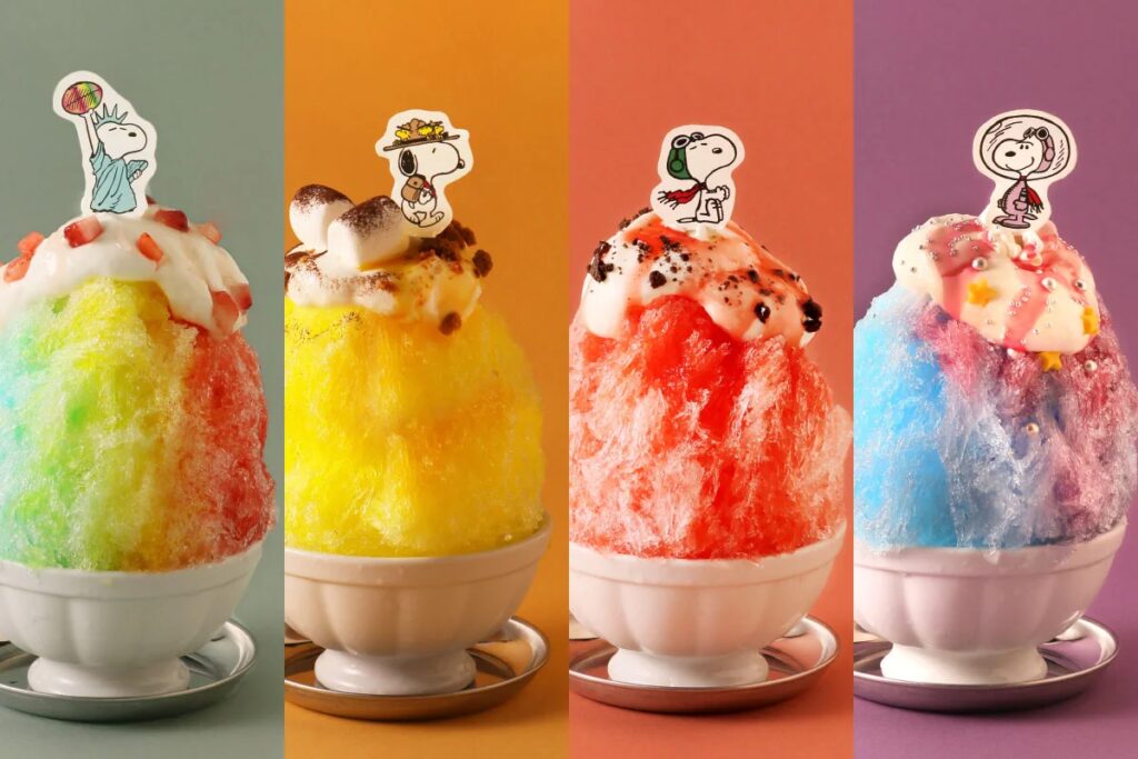 PEANUTS Cafe｜【期間限定】スヌーピーの変装をテーマにした、“カラフル”なかき氷シリーズが6/10(水)より登場！