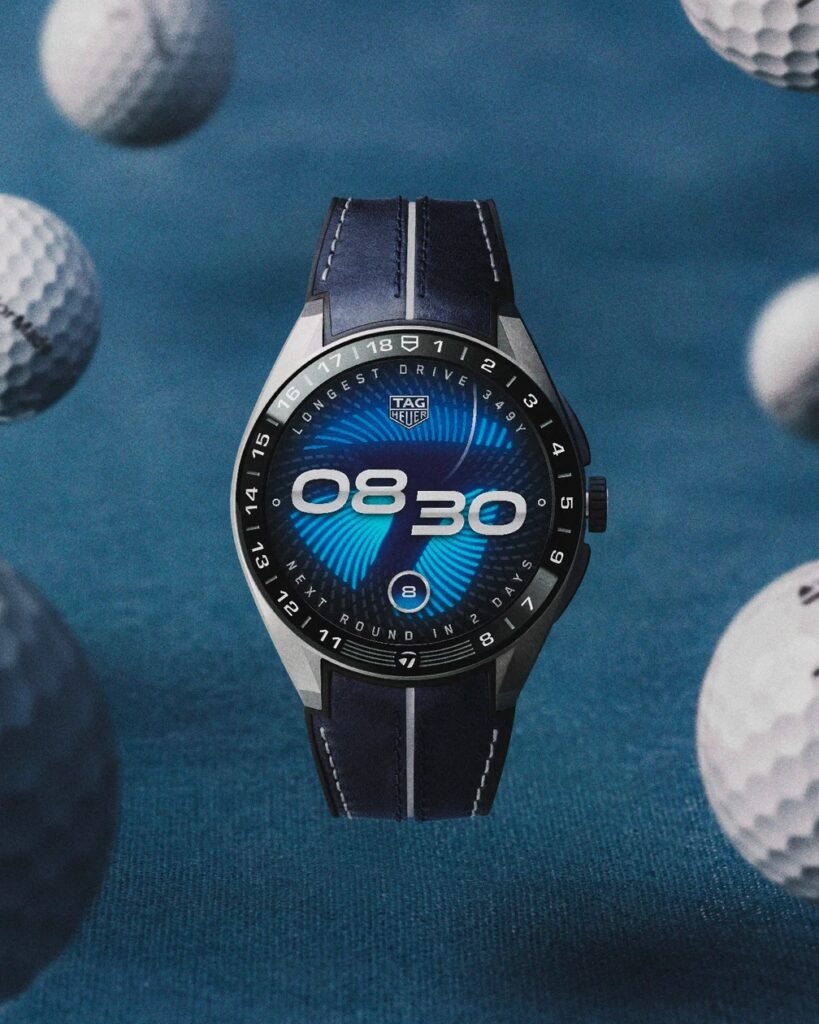 タグ・ホイヤー、テーラーメイド ゴルフとのコラボレーションモデル、「TAG Heuer Connected Calibre E5 x TaylorMade Edition」を発表