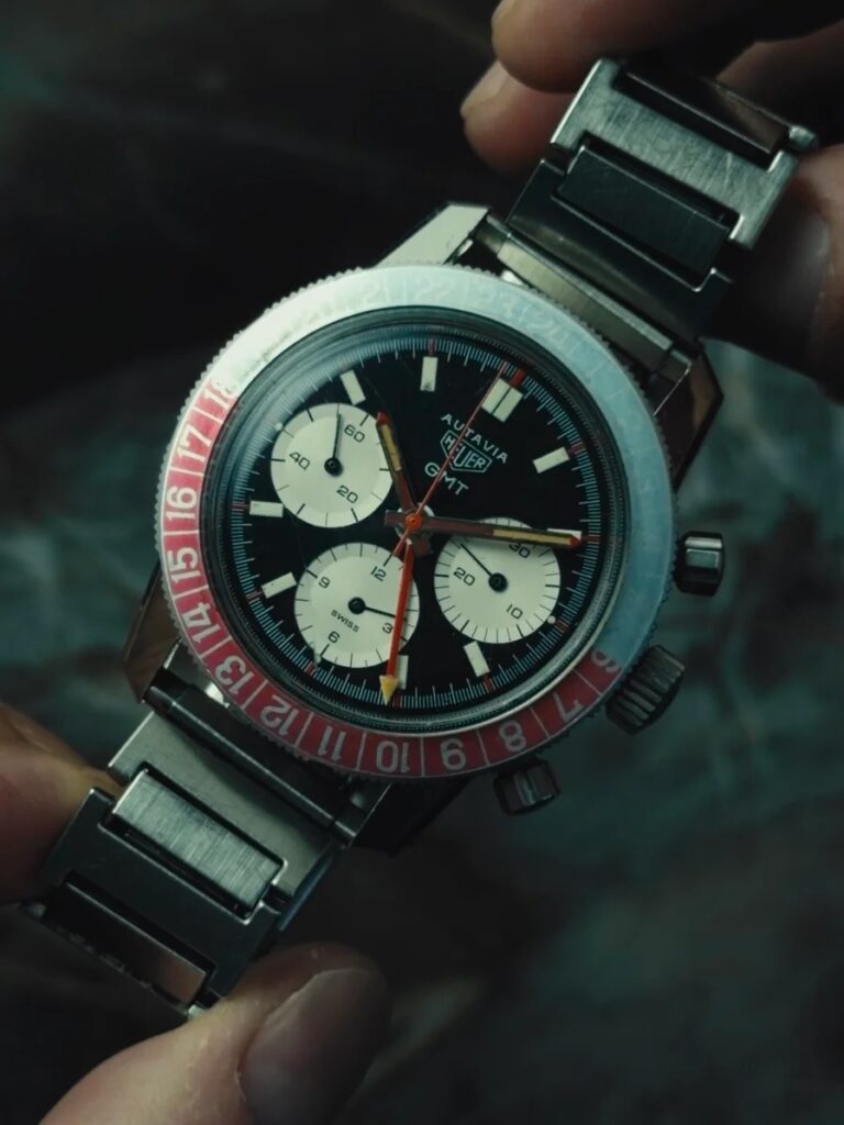 ヴィンテージ時計店「PRINCIPE PRIVE – Epoca d'Oro」に"モータースポーツ史を彩った名作" HEUER AUTAVIA Ref.2446C-GMT Mark 4が入荷。