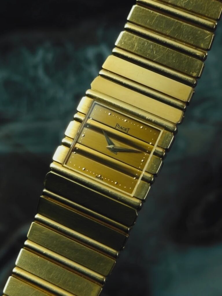 「時計とジュエリー、その境界をなくした名作。」18Kゴールド無垢のPIAGET POLO Ref.7131C701を販売開始。
